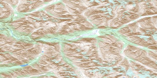 Churchill Peak Topo Map 094K03 at 1:50,000 scale - National Topographic System of Canada (NTS) - Toporama map