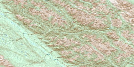 Braid Creek Topographic map 094L01 at 1:50,000 Scale