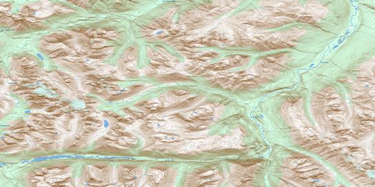 Mount Irving Topographic map 094L03 at 1:50,000 Scale