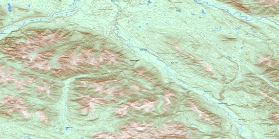 Paddy Creek Topo Map 094L07 at 1:50,000 scale - National Topographic System of Canada (NTS) - Toporama map
