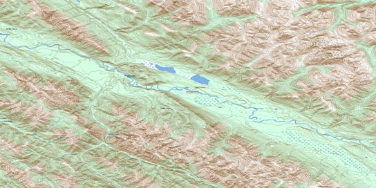 Through Creek Topographic map 094L08 at 1:50,000 Scale
