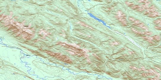 Gataga Mountain Topo Map 094L10 at 1:50,000 scale - National Topographic System of Canada (NTS) - Toporama map