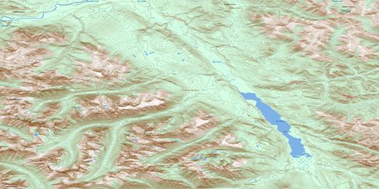 Sharktooth Mountain Topographic map 094L12 at 1:50,000 Scale