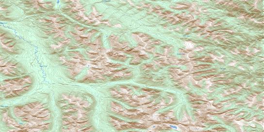 Gundahoo Pass Topographic map 094L16 at 1:50,000 Scale