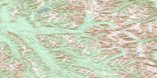 Skeezer Lake Topographic map 094M01 at 1:50,000 Scale