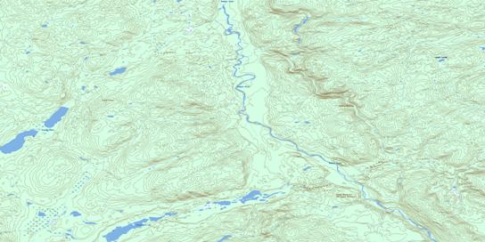 Gemini Lakes Topographic map 094M06 at 1:50,000 Scale