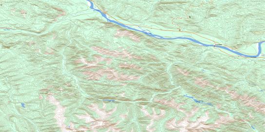 Vents River Topo Map 094M08 at 1:50,000 scale - National Topographic System of Canada (NTS) - Toporama map