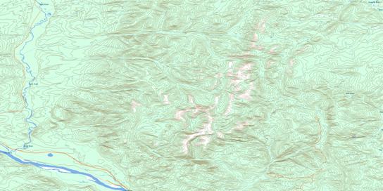 Teeter Creek Topographic map 094M09 at 1:50,000 Scale
