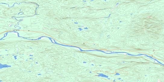 Grant Lake Topographic map 094M10 at 1:50,000 Scale
