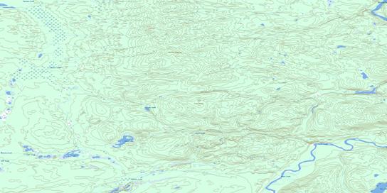 Tatisno Mountain Topographic map 094M12 at 1:50,000 Scale