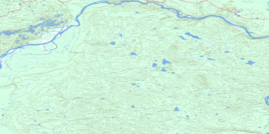 Egnell Lakes Topo Map 094M13 at 1:50,000 scale - National Topographic System of Canada (NTS) - Toporama map