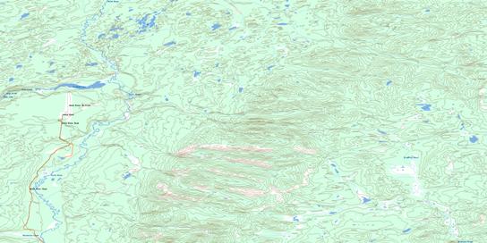 Smith River Topo Map 094M16 at 1:50,000 scale - National Topographic System of Canada (NTS) - Toporama map