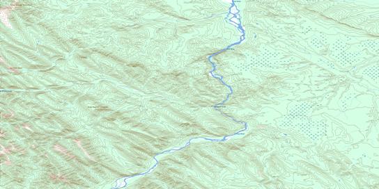 Scaffold Creek Topographic map 094N02 at 1:50,000 Scale