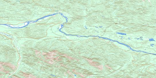 Mount Prudence Topo Map 094N05 at 1:50,000 scale - National Topographic System of Canada (NTS) - Toporama map