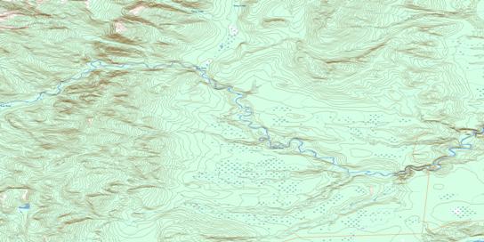 Crow River Topographic map 094N15 at 1:50,000 Scale