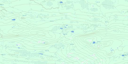Tightfit Lake Topo Map 094O10 at 1:50,000 scale - National Topographic System of Canada (NTS) - Toporama map