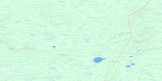Tsinhia Lake Topo Map 094O11 at 1:50,000 scale - National Topographic System of Canada (NTS) - Toporama map
