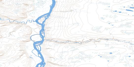 Sandy Creek Topo Map 094O13 at 1:50,000 scale - National Topographic System of Canada (NTS) - Toporama map