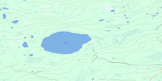 094o14 MAXHAMISH LAKE Topo Map at 1:50,000 scale - National Topographic System of Canada (NTS) - Toporama map