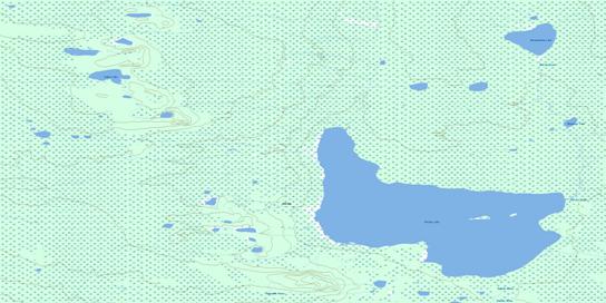 Kotcho Lake Topographic map 094P03 at 1:50,000 Scale