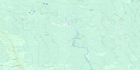 Pesh Creek Topo Map 094P08 at 1:50,000 scale - National Topographic System of Canada (NTS) - Toporama map