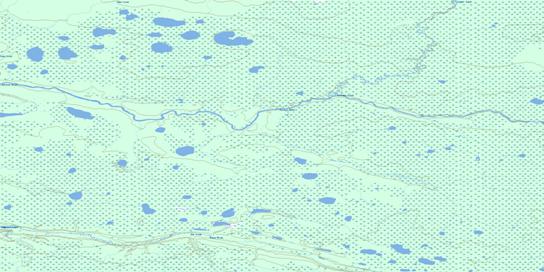 Kimea Creek Topographic map 094P10 at 1:50,000 Scale