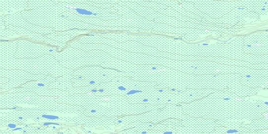 Hossitl Creek Topographic map 094P14 at 1:50,000 Scale