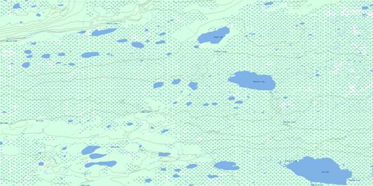 Midwinter Lake Topo Map 094P15 at 1:50,000 scale - National Topographic System of Canada (NTS) - Toporama map