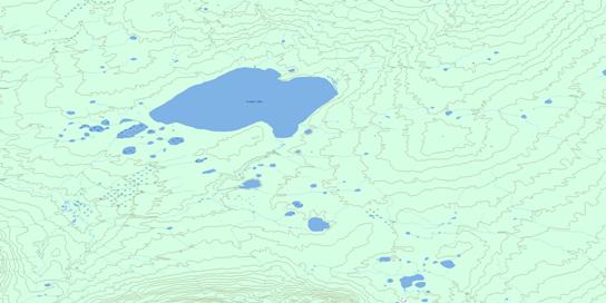 Trainor Lake Topo Map 095A08 at 1:50,000 scale - National Topographic System of Canada (NTS) - Toporama map