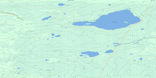 Cormack Lake Topo Map 095A13 at 1:50,000 scale - National Topographic System of Canada (NTS) - Toporama map
