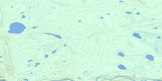 Lake Bovie Topo Map 095B02 at 1:50,000 scale - National Topographic System of Canada (NTS) - Toporama map