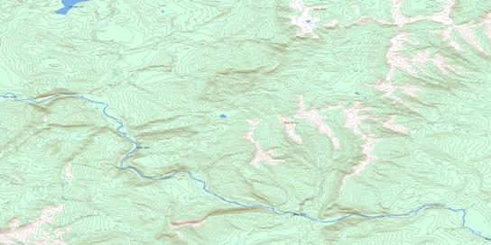 Mount Merrill Topo Map 095C02 at 1:50,000 scale - National Topographic System of Canada (NTS) - Toporama map