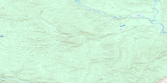 Mooney Creek Topographic map 095C03 at 1:50,000 Scale