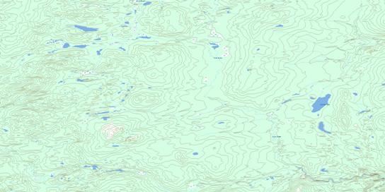 Larsen Lake Topographic map 095C04 at 1:50,000 Scale
