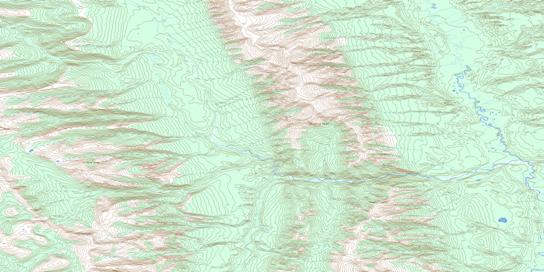Chinkeh Creek Topo Map 095C09 at 1:50,000 scale - National Topographic System of Canada (NTS) - Toporama map