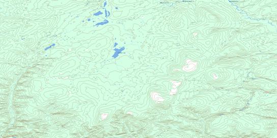 Jackpine Lake Topo Map 095C12 at 1:50,000 scale - National Topographic System of Canada (NTS) - Toporama map
