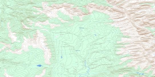 Dendale Lake Topo Map 095C15 at 1:50,000 scale - National Topographic System of Canada (NTS) - Toporama map