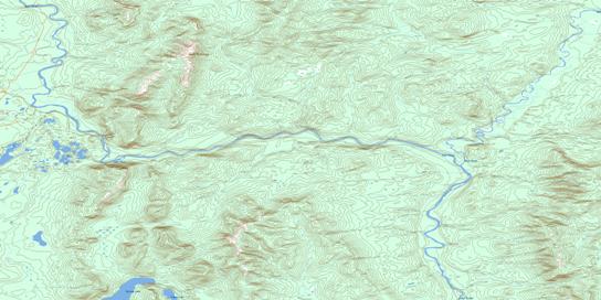 Mount Gilliland Topographic map 095D03 at 1:50,000 Scale