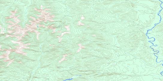 Acland Creek Topographic map 095D05 at 1:50,000 Scale