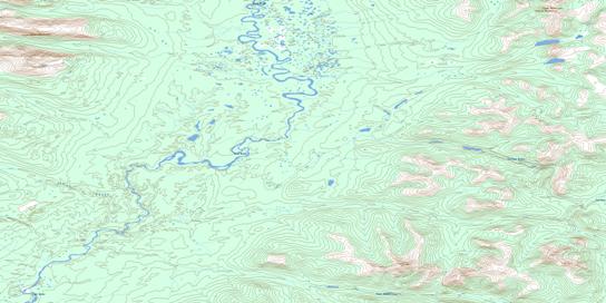 No Title Topo Map 095E03 at 1:50,000 scale - National Topographic System of Canada (NTS) - Toporama map