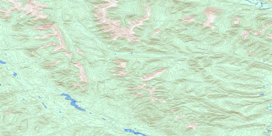 No Title Topo Map 095E08 at 1:50,000 scale - National Topographic System of Canada (NTS) - Toporama map