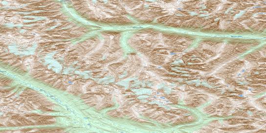 Mount Sidney Dobson Topo Map 095E13 at 1:50,000 scale - National Topographic System of Canada (NTS) - Toporama map