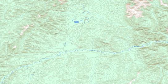 No Title Topo Map 095F03 at 1:50,000 scale - National Topographic System of Canada (NTS) - Toporama map