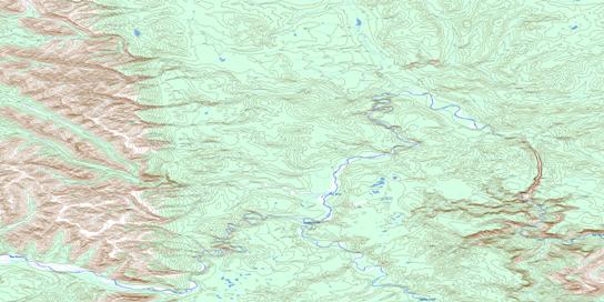 No Title Topographic map 095F16 at 1:50,000 Scale