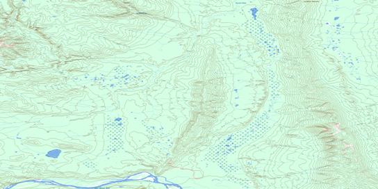 Fishtrap Creek Topo Map 095G05 at 1:50,000 scale - National Topographic System of Canada (NTS) - Toporama map