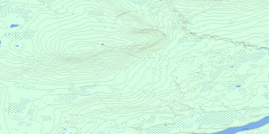 Dehdjida Creek Topo Map 095G07 at 1:50,000 scale - National Topographic System of Canada (NTS) - Toporama map