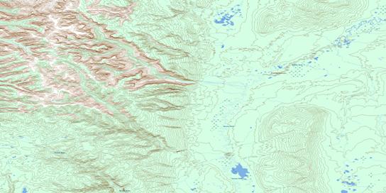 Mid Lake Topographic map 095G12 at 1:50,000 Scale