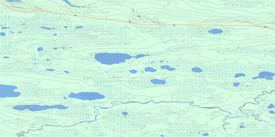 No Title Topo Map 095H01 at 1:50,000 scale - National Topographic System of Canada (NTS) - Toporama map