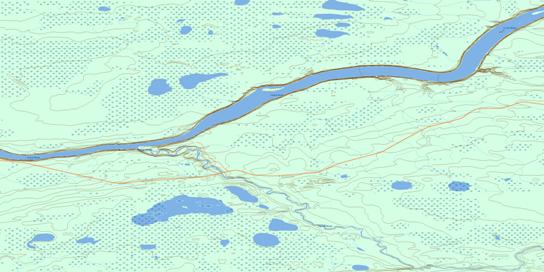 Scotty Creek Topo Map 095H05 at 1:50,000 scale - National Topographic System of Canada (NTS) - Toporama map