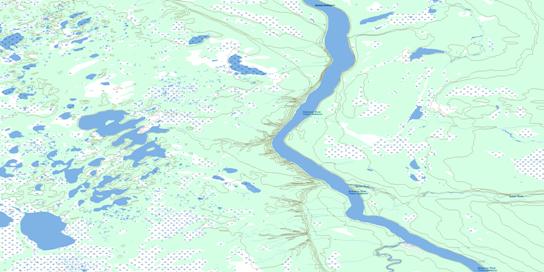 Goodall Lake Topographic map 095H10 at 1:50,000 Scale
